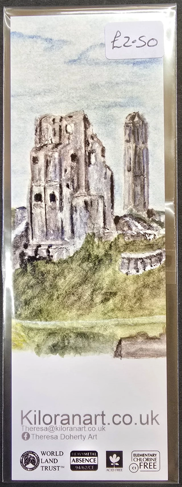 14-bookmark-card-corfe-castle